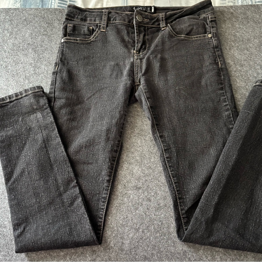 LOVECULTUREBlack Women's Jeans Size 7 Love Culture